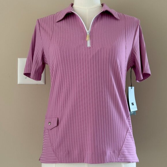 CUTTER & BUCK | NWT Women's Lilac Golf Shirt Sz S - Picture 2 of 6